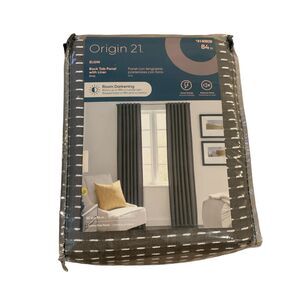 Origin 21 Gray Nova Rod Pocket Back Tab Window Panel 84” NEW